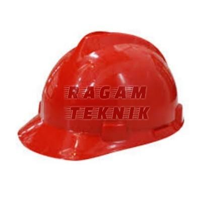 Gambar Helm Proyek Kuning Merah Biru Hijau Putih Safety Kerja Pelindung - Merah dari ragam teknik undefined 4 Tokopedia