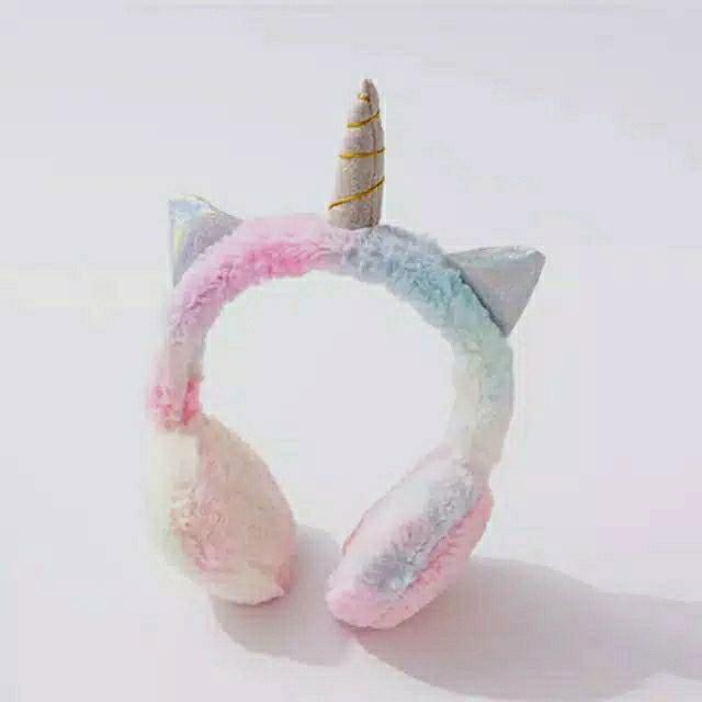 Gambar UNICORN HEADPHONE BANDO UNICORN FUR HEADSET KADO UNIK UNICORN dari BELIBEBEKAS undefined Tokopedia