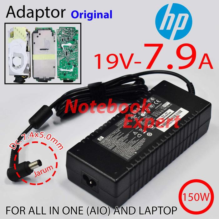 Gambar adaptor Charger hp pc all in one dekstop ( 19v - 7.9a ) Original dari notebookexpert undefined Tokopedia