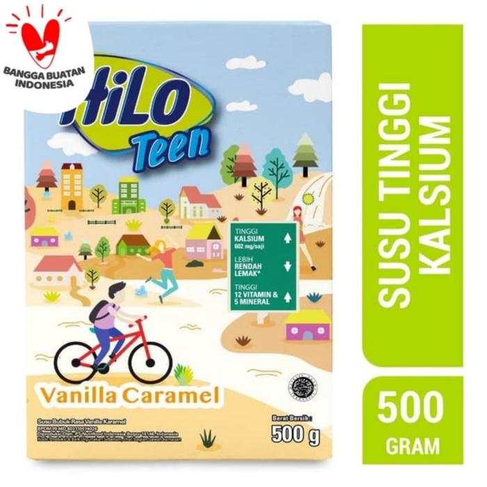 Gambar Susu Bubuk Hilo Teen Vanilla Caramel 500gr dari QiaShop78 undefined Tokopedia