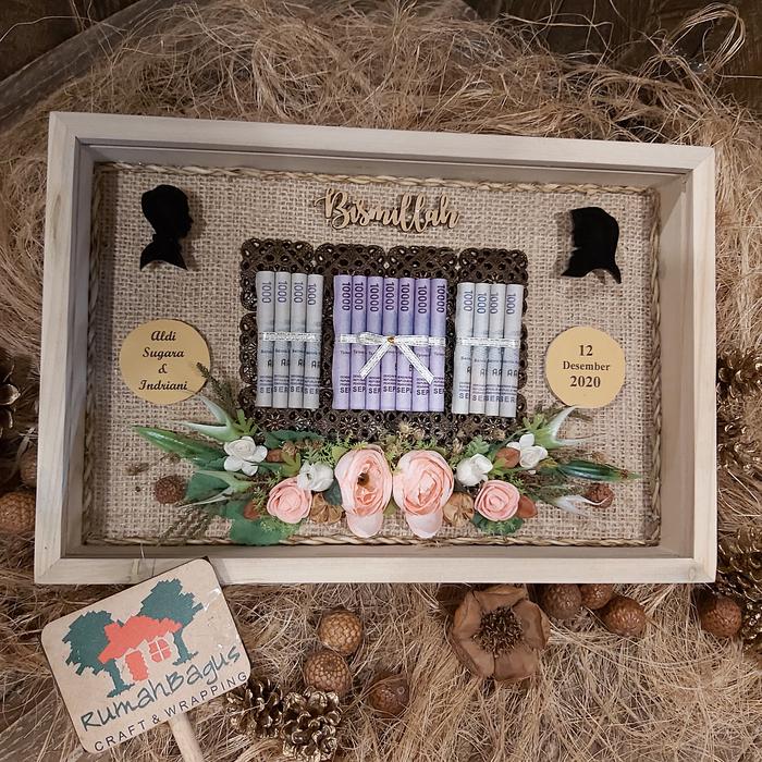 Gambar frame mahar maura dari Rumahbaguscraft1 undefined Tokopedia