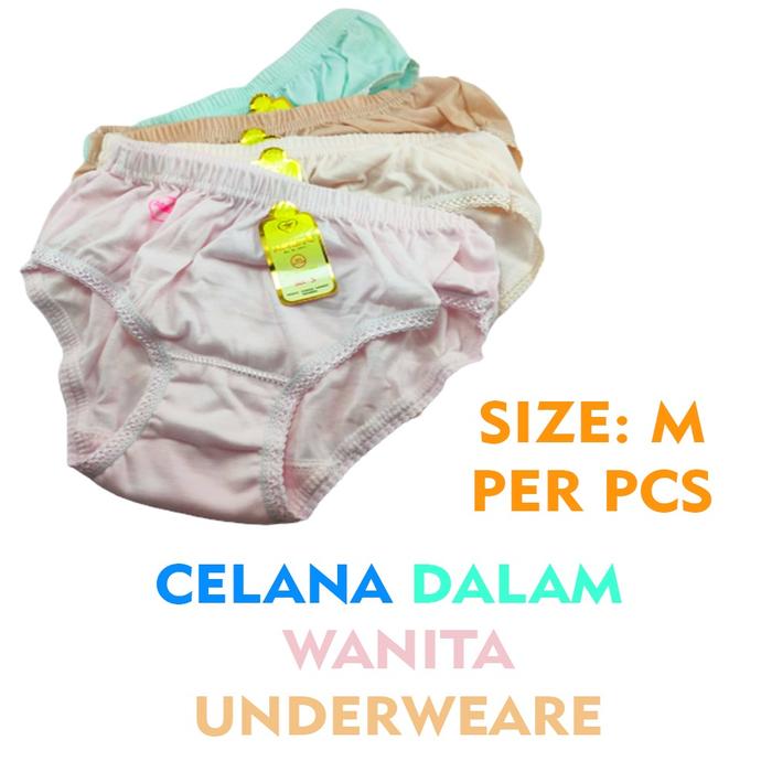 Gambar Celana Dalam Wanita Karet Lebar Biasa Polos - Bahan Ringan & Nyaman - Ukuran M dari CV. Teknologi Tepat Guna undefined Tokopedia