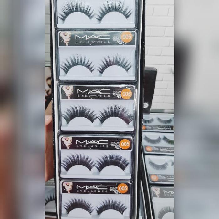 Gambar [PER BOX] BULU MATA MAC - NO.005 dari RATU GROSIR COSMETIK undefined Tokopedia
