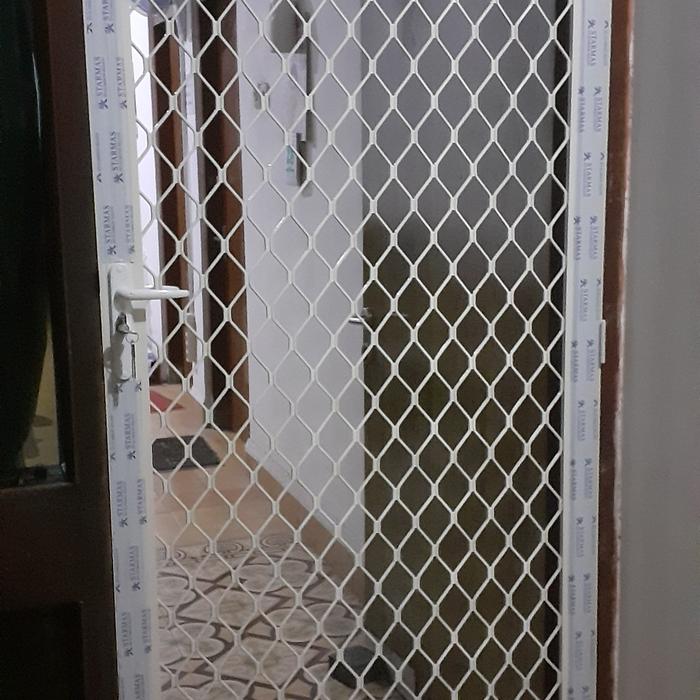 Gambar Pintu Expanda Kasa Nyamuk Custom - Cokelat dari Vilar Aluminium undefined Tokopedia