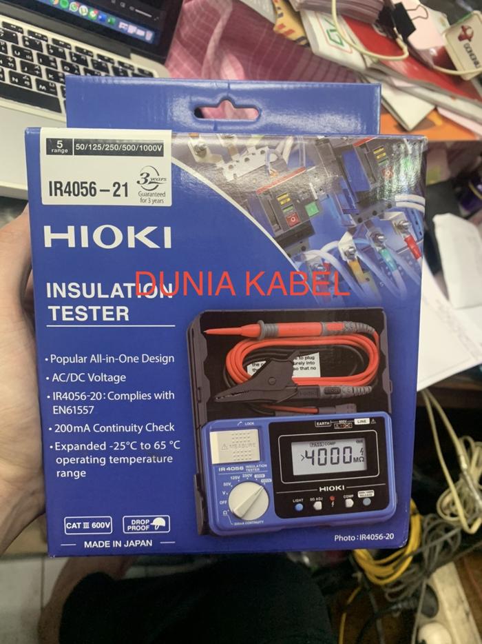Jual Insulation Tester Megger HIOKI IR4056-21 |Alat Tes Insulasi ...