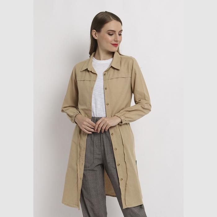 Gambar Point One ACALIA Outer Brown - Cokelat, L dari Point One undefined Tokopedia