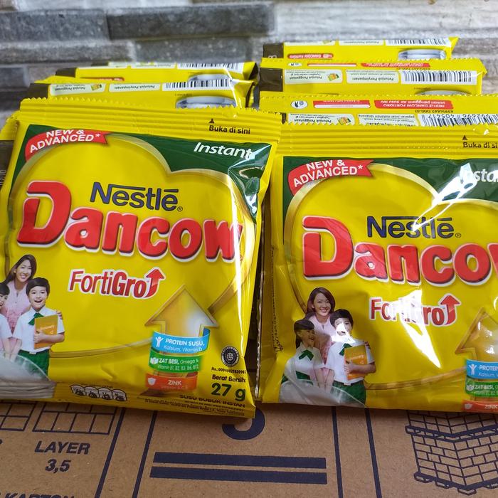 Gambar Susu Dancow Fortigro Instan Putih Renceng dari Torang Mart undefined Tokopedia