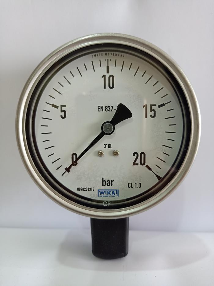 Wika Mbar Diaphragm Pressure Gauge Valve EN 8373 0250 For, 41 OFF