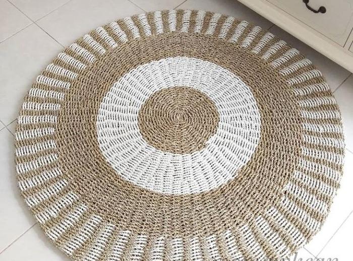 Gambar Karpet Rug Anyaman 120cm Seagress Bulat / Rug Pandan Jogja - natural 1 dari kratone undefined Tokopedia