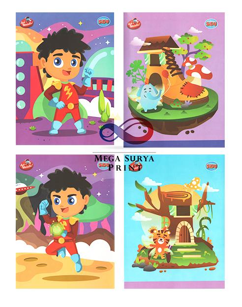 Gambar Sidu Buku Tulis 38 L cover standar dari mega surya print undefined Tokopedia
