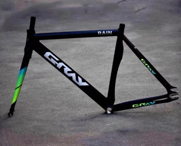 Gambar Frame Sepeda Fixie Gray Rain List Hijau Frame Fixed Gear Frame sepeda - 52 dari arenagowes undefined Tokopedia