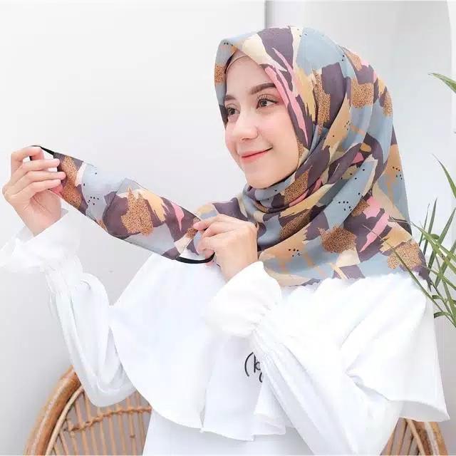 Gambar Kerudung Hijab Set Masker - motif 05 dari Extraordinarystuff_NEW undefined Tokopedia