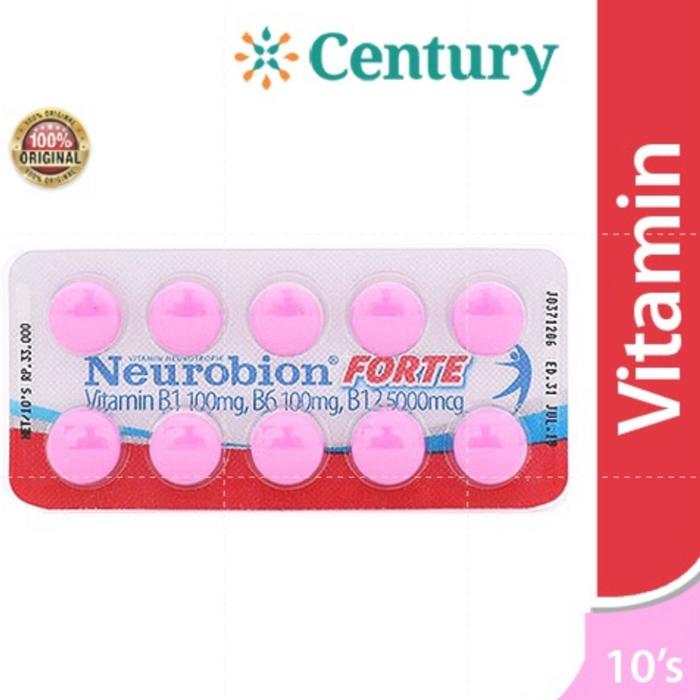 Gambar NEUROBION FORTE 10 Tablet / Vitamin B / B Kompleks / Suplemen dari Apotik Century undefined Tokopedia
