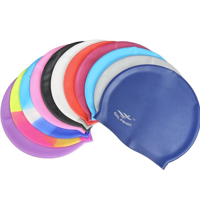 Jual QILANG swim cap silicone topi 