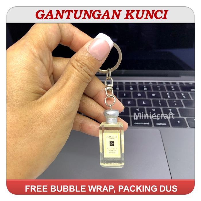 Gambar GANCI - GANTUNGAN KUNCI MINIATUR BOTOL PARFUM JOMALONE DLL - JOMALONE dari Minie Craft_NEW undefined Tokopedia