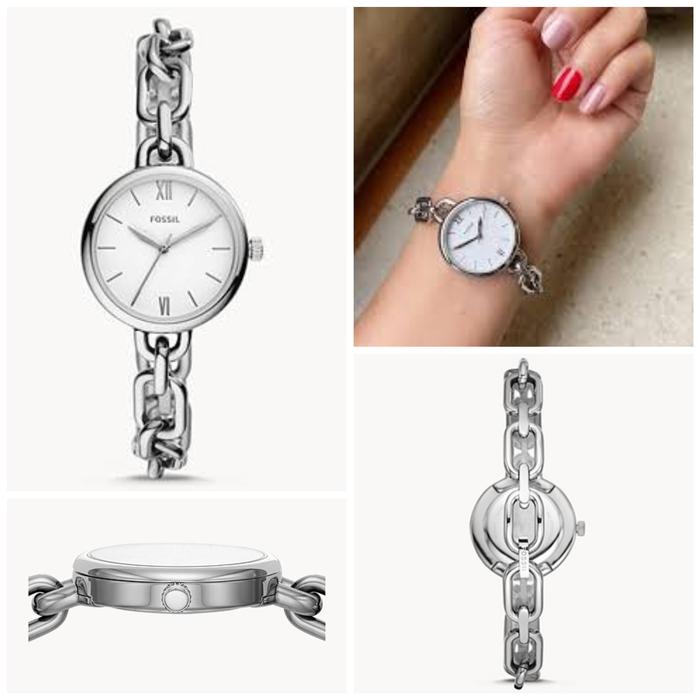 Jam Fossil BQ3544 Embry silver watch 