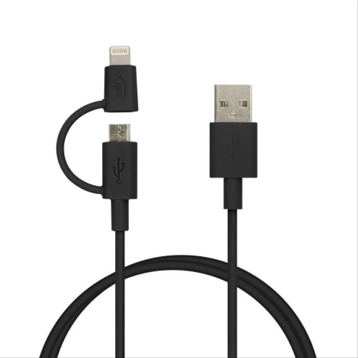 Jual Team in Micro USB Lightning Cable for iPhone iPad