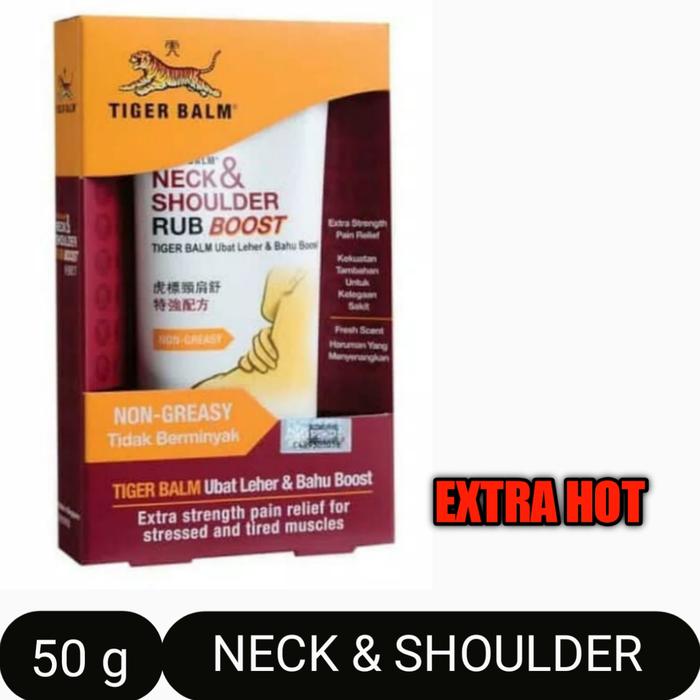Gambar TIGER BALM Neck & Shoulder Rub Boost MERAH - Merah dari Gracio Online Shop undefined Tokopedia