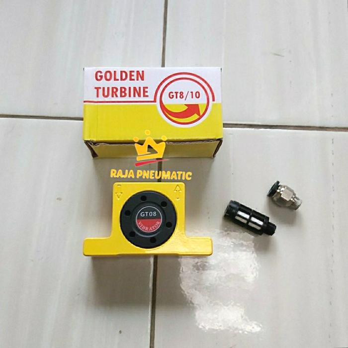 GT36 GT-36 GT Series Industrial Pneumatic Air Golden Turbine Vibrator For Hopper Bin Silo Powder Cement