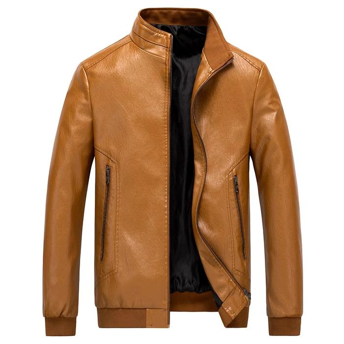 Gambar jaket kulit domba garut super, jaket model berkualitas asli garut - tan, L dari Alfatih jaket kulit garut undefined Tokopedia