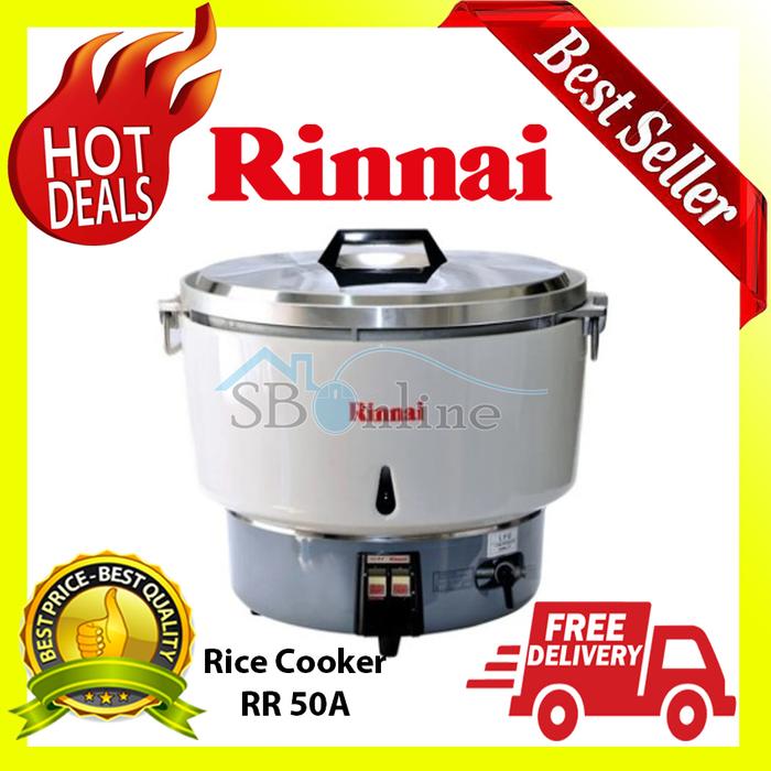 Jual RINNAI Rice Cooker Gas 9 Liter - RR 50A - Garansi Rinnai - Kota  Semarang - Springbed Online | Tokopedia