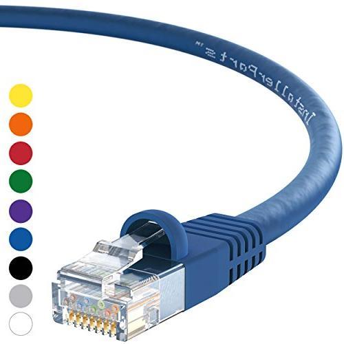 10Gigabit/Sec Network/High Speed Internet Cable 550MHZ Blue InstallerParts Ethernet Cable CAT6A Cable UTP Booted 50 FT Professional Series 10Gigabit/Sec Network/High Speed Internet Cable 550MHZ Blue InstallerParts Ethernet Cable CAT6A Cable UTP Booted 50 FT Professional Series
