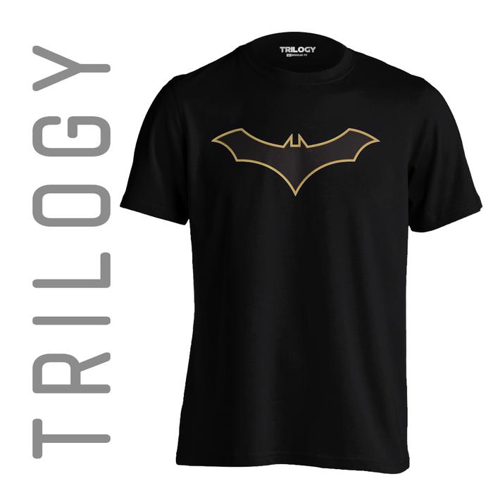 Gambar Kaos Premium - B A T M A N Rebirth Logo - TRILOGY 0489 - COMIC MOVIE - Hitam, S dari TRILOGY WEAR undefined Tokopedia