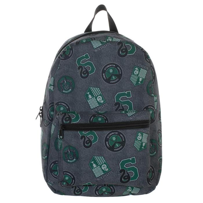 Harry Potter Slytherin Print Backpack 
