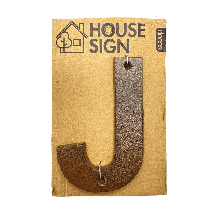 Gambar Scoop Nomor Rumah / House Sign A sd T 56021300 - Huruf J dari Scoop Ideas undefined Tokopedia