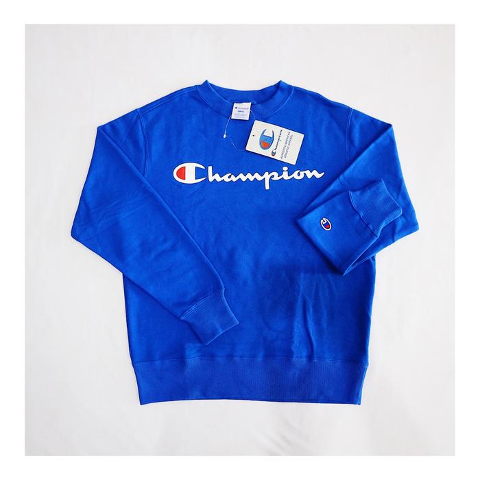 Champion Sweatshirt Light Blue Champion Crewneck Champion Japan