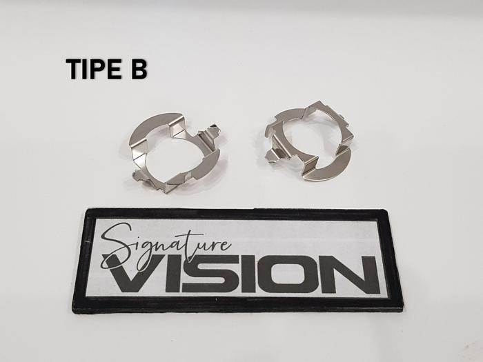 Gambar H7 Socket Ring Adapter HID LED untuk Mercedes BMW Audi - Tipe B dari Signature Vision Auto undefined Tokopedia