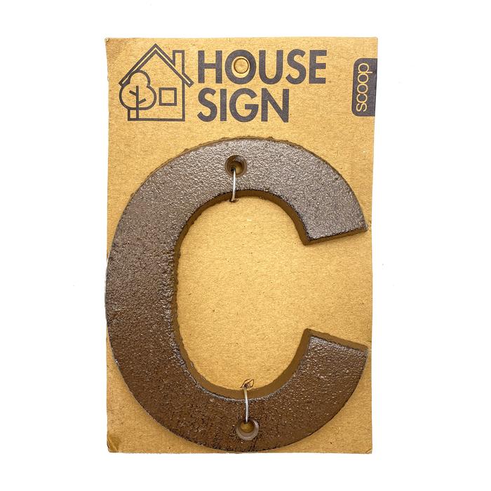 Gambar Scoop Nomor Rumah / House Sign A sd T 56021300 - Huruf C dari Scoop Ideas undefined Tokopedia
