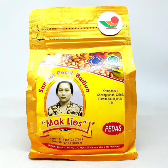 Gambar MAK LIES SAMBEL PECEL MADIUN 250gr | SAMBAL ASLI KHAS PEDAS BUMBU - PEDES dari Toko Mitra Sidoarjo undefined Tokopedia