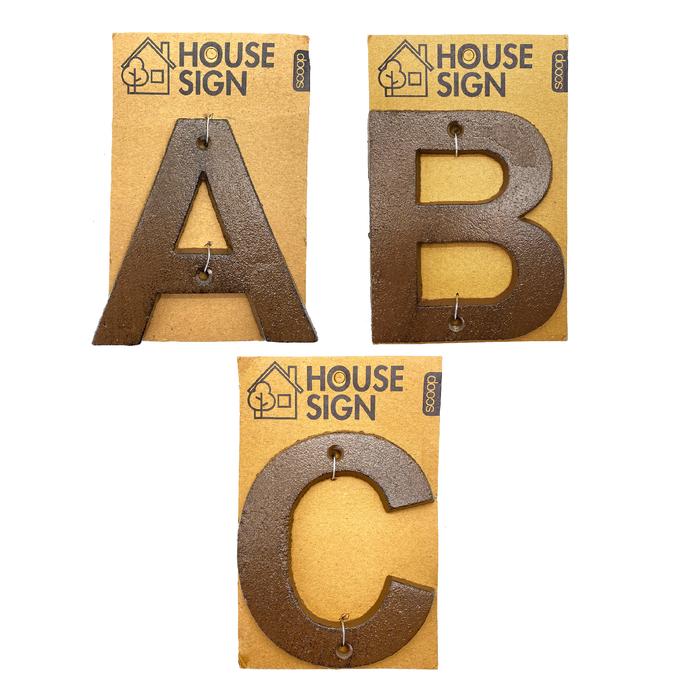 Gambar Scoop Nomor Rumah / House Sign A sd T 56021300 - Huruf A dari Scoop Ideas undefined Tokopedia
