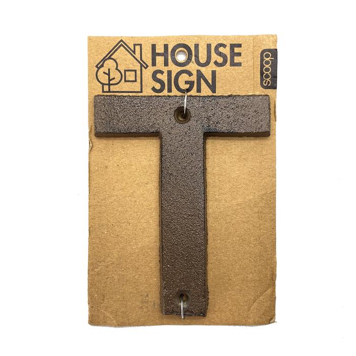 Gambar Scoop Nomor Rumah / House Sign A sd T 56021300 - Huruf T dari Scoop Ideas undefined Tokopedia