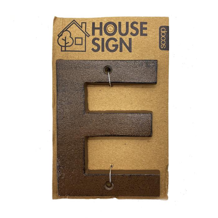 Gambar Scoop Nomor Rumah / House Sign A sd T 56021300 - Huruf E dari Scoop Ideas undefined Tokopedia