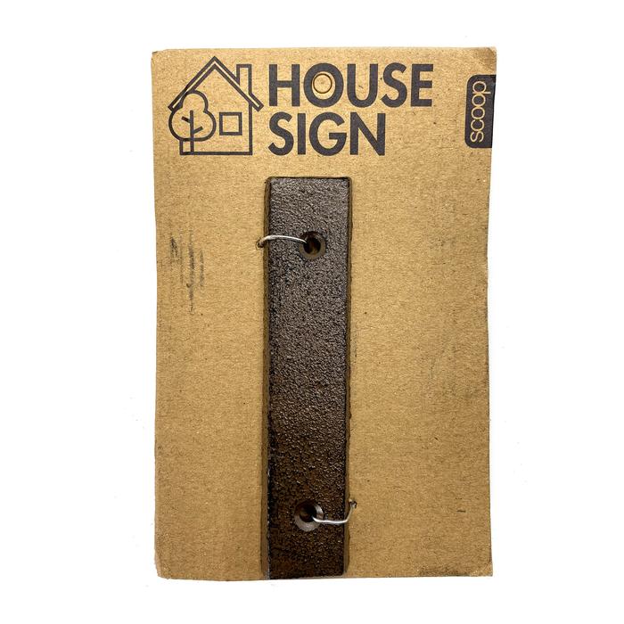 Gambar Scoop Nomor Rumah / House Sign A sd T 56021300 - Huruf I dari Scoop Ideas undefined Tokopedia