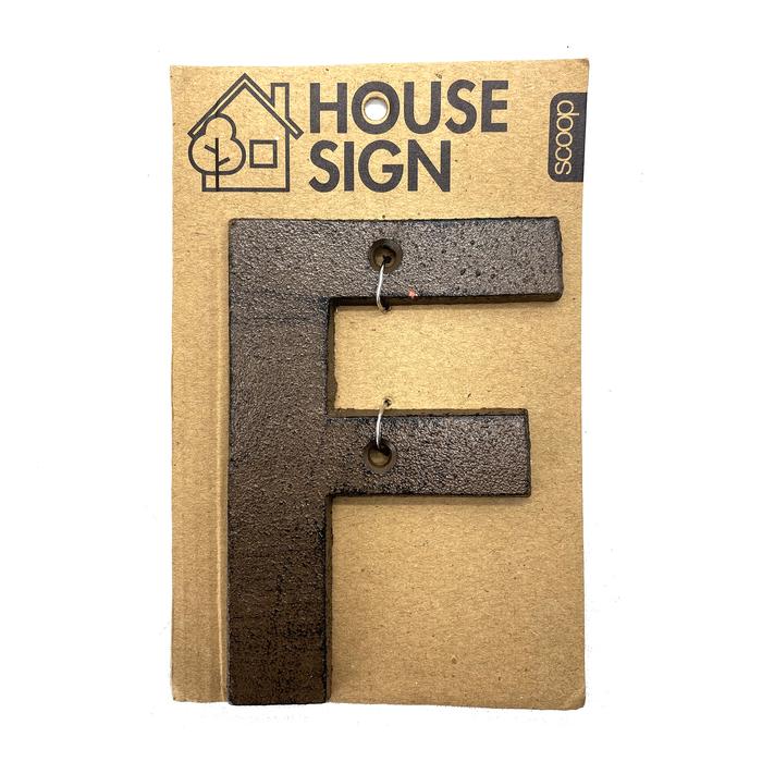 Gambar Scoop Nomor Rumah / House Sign A sd T 56021300 - Huruf F dari Scoop Ideas undefined Tokopedia