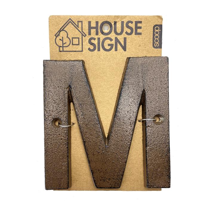 Gambar Scoop Nomor Rumah / House Sign A sd T 56021300 - Huruf M dari Scoop Ideas undefined Tokopedia