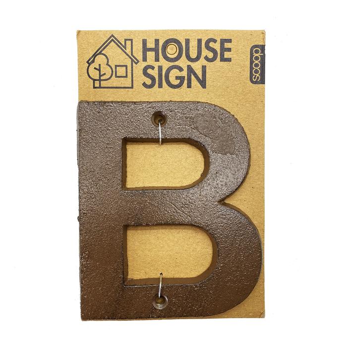 Gambar Scoop Nomor Rumah / House Sign A sd T 56021300 - Huruf B dari Scoop Ideas undefined Tokopedia
