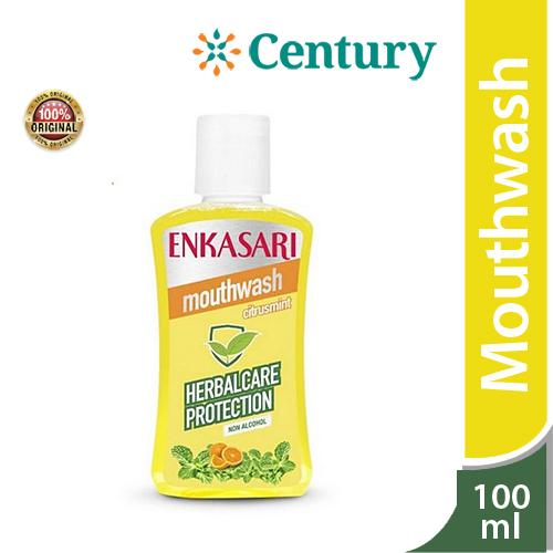 Gambar Enkasari Mouthwash Citrusmint 100 Ml / Obat kumur / sariawan dari Apotik Century undefined Tokopedia
