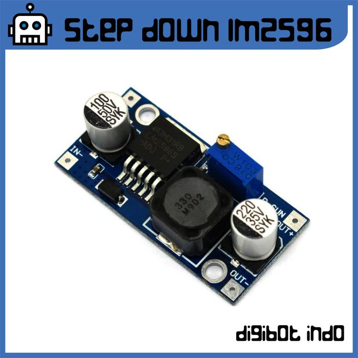 Gambar LM2596 Modul DC Step Down - LM - Standard dari digibot_NEW undefined Tokopedia