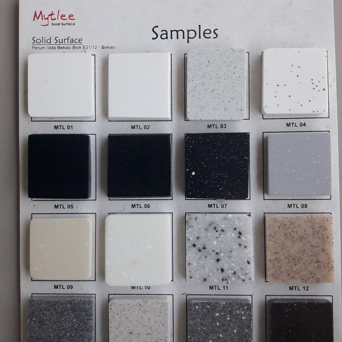Gambar solid surface top table counter - sesuai pesanan dari Des solid surface undefined Tokopedia