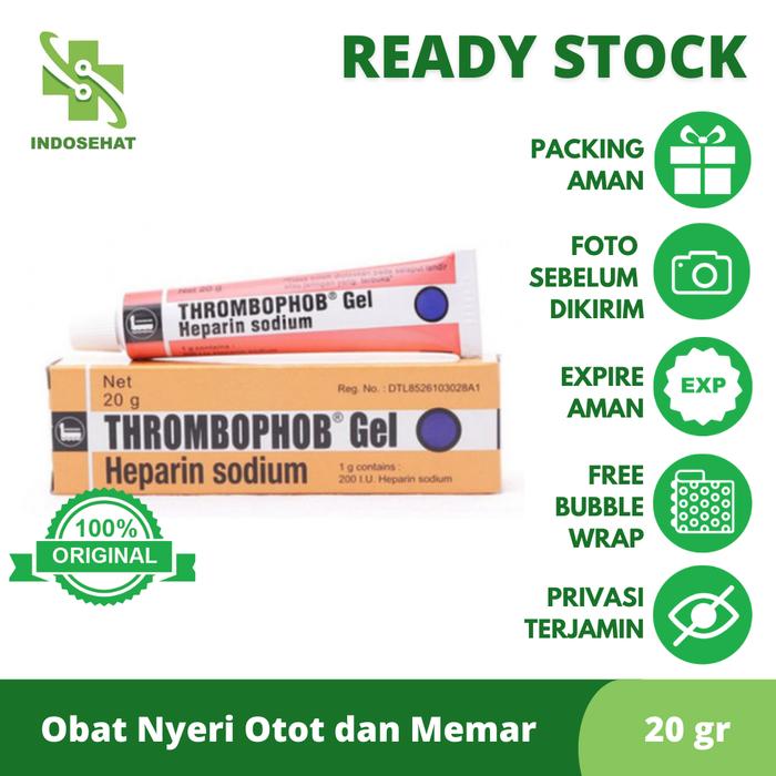 Gambar Thrombophob gel 20 g dari IndoSehat Global undefined Tokopedia