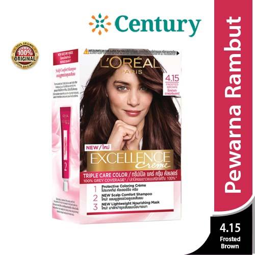 Gambar L'OREAL EXCELLENCE CREME 4.15 (172 ML) / PEWARNA RAMBUT / CAT RAMBUT dari Apotik Century undefined Tokopedia