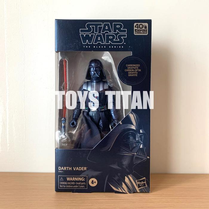 Gambar Star Wars Carbonized Darth Vader Black Series dari Toys Titan undefined Tokopedia