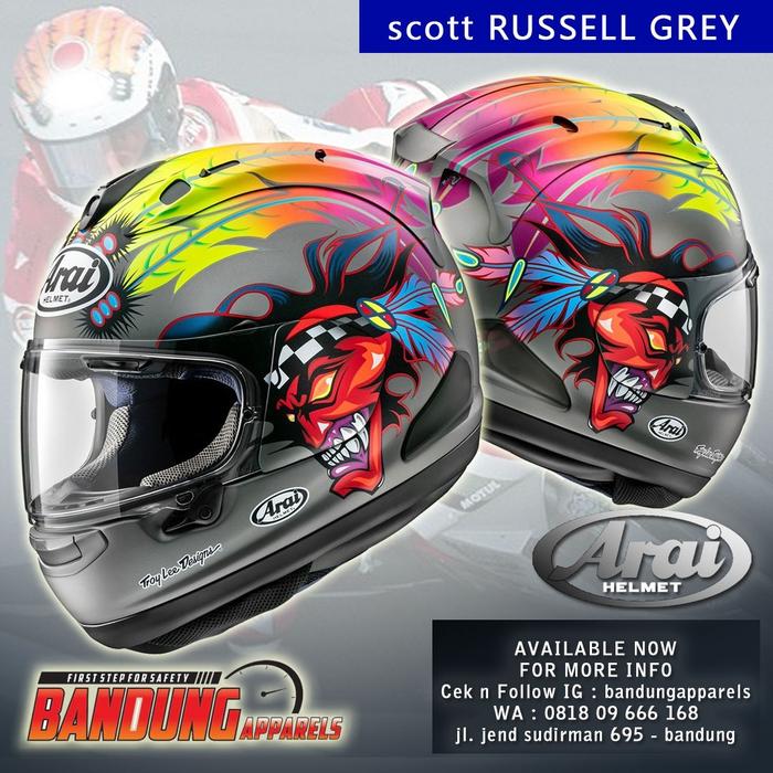 Jual Helm Motor Full Face Arai Scott 
