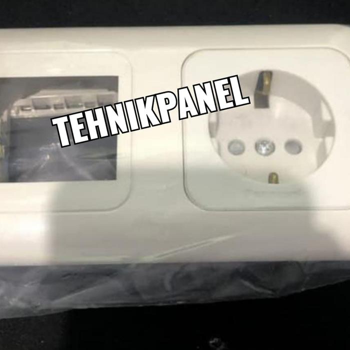 Gambar STOP KONTAK CP + FRAME TANPA MATA SAKLAR PANASONIC dari TEHNIK PANELL undefined Tokopedia