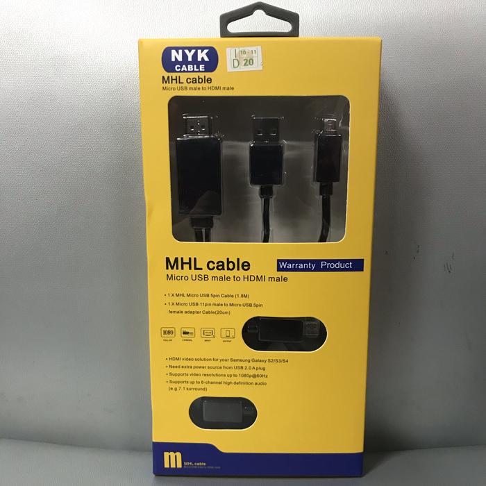 Mhl Cable Micro Usb Male To Hdmi Male Adapter Mhl Hdmi Converter