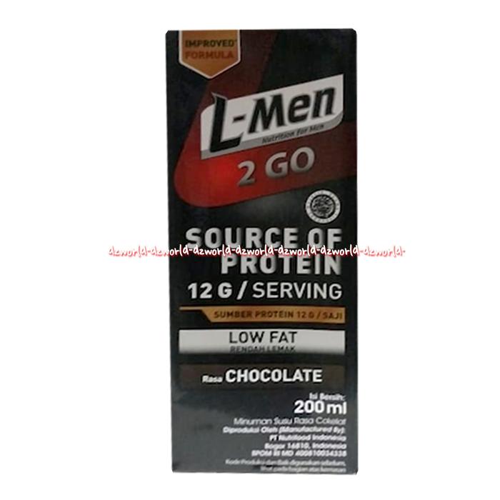 Gambar L-men 2go whey Protein Coklat Susu Cair Lmen Siap minum 2 Go To go dari dzworld undefined Tokopedia